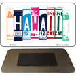 Hawaii License Plate Tag Art Novelty Metal Magnet