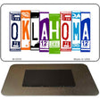 Oklahoma License Plate Tag Art Novelty Metal Magnet