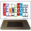 Tennessee License Plate Tag Art Novelty Metal Magnet