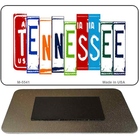 Tennessee License Plate Tag Art Novelty Metal Magnet