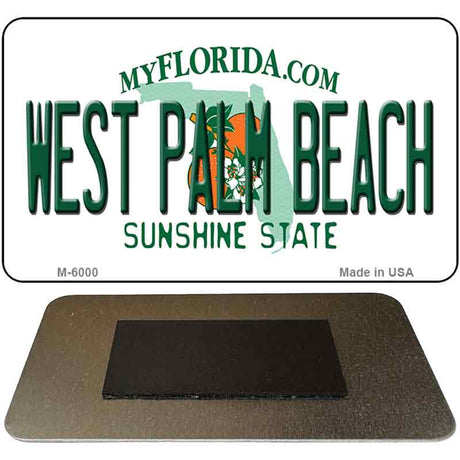 West Palm Beach Florida State License Plate Tag Magnet M-6000