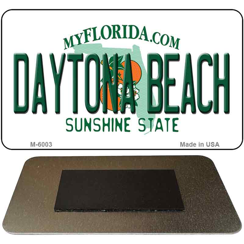 Daytona Beach Florida State License Plate Tag Magnet M-6003