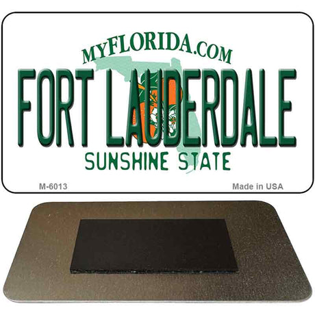 Fort Lauderdale Florida State License Plate Tag Magnet M-6013