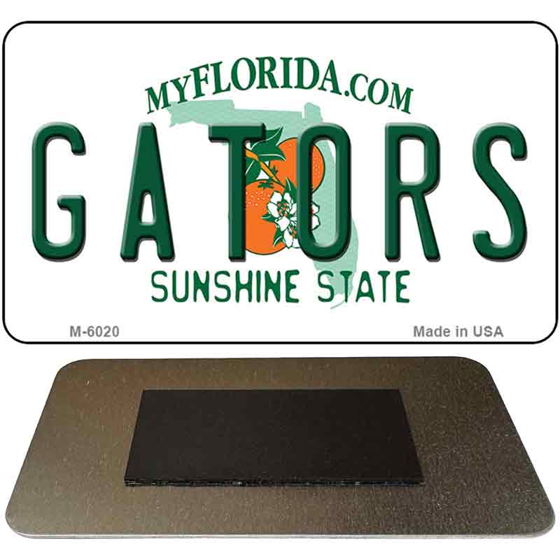 Gators Florida State License Plate Tag Magnet M-6020