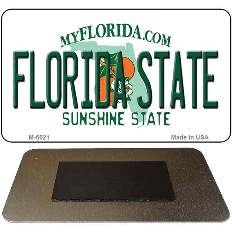 Florida State University State License Plate Tag Magnet M-6021