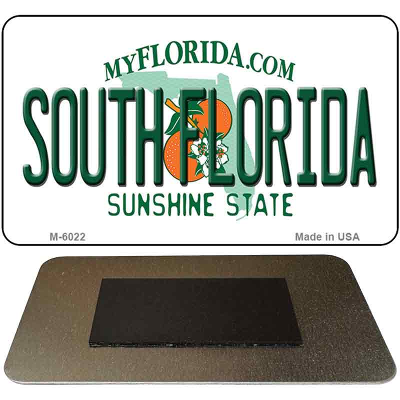 South Florida State License Plate Tag Magnet M-6022