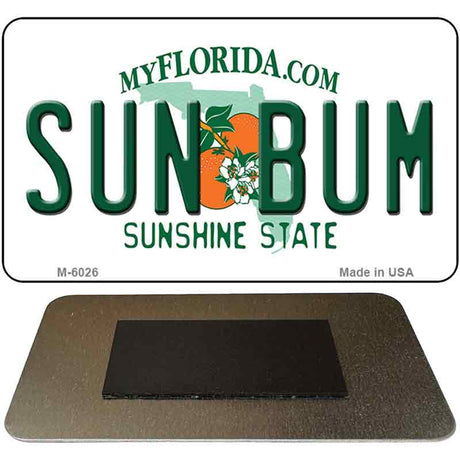 Sun Bum Florida State License Plate Tag Magnet M-6026