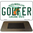 Golfer Florida State License Plate Tag Magnet M-6027