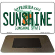 Sunshine Florida State License Plate Tag Magnet M-6033