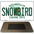 Snowbird Florida State License Plate Tag Magnet M-6034