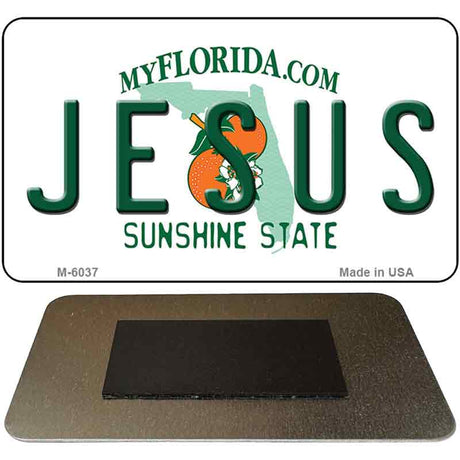 Jesus Florida State License Plate Tag Magnet M-6037