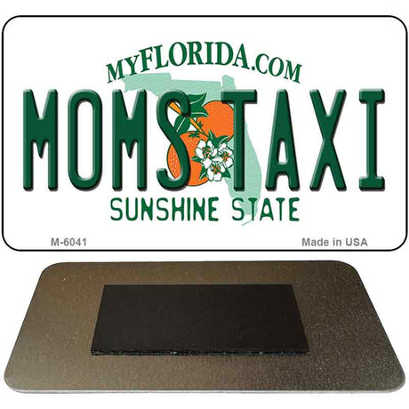 Moms Taxi Florida State License Plate Tag Magnet M-6041