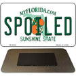 Spoiled Florida State License Plate Tag Magnet M-6042