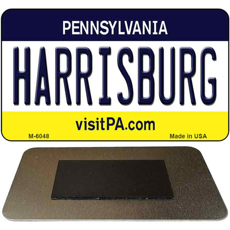 Harrisburg Pennsylvania State License Plate Tag Magnet M-6048