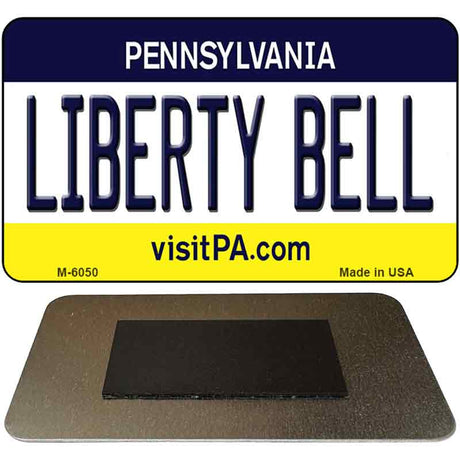 Liberty Bell Pennsylvania State License Plate Tag Magnet M-6050