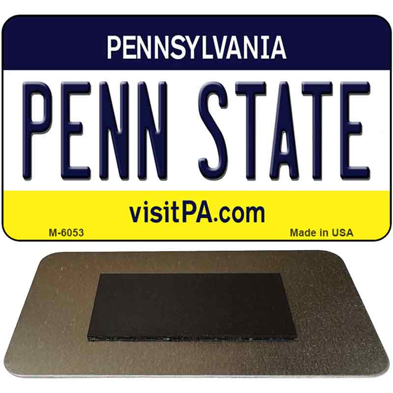 Penn State Pennsylvania State License Plate Tag Magnet M-6053