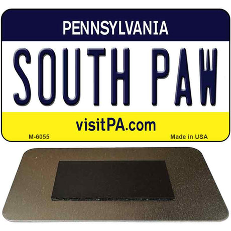 South Paw Pennsylvania State License Plate Tag Magnet M-6055