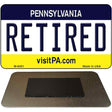 Retired Pennsylvania State License Plate Tag Magnet M-6061