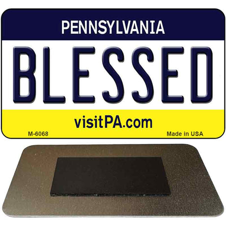 Blessed Pennsylvania State License Plate Tag Magnet M-6068