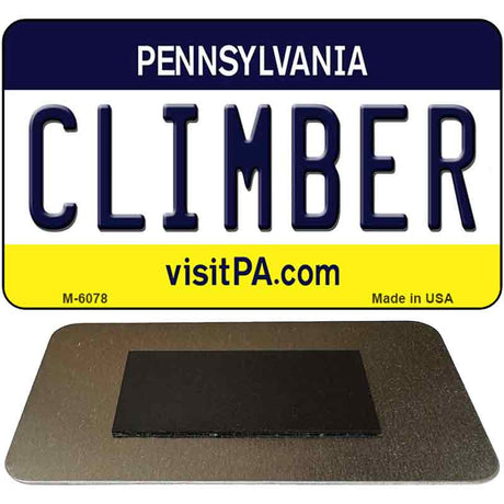 Climber Pennsylvania State License Plate Tag Magnet M-6078