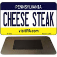 Cheese Steak Pennsylvania State License Plate Tag Magnet M-6082