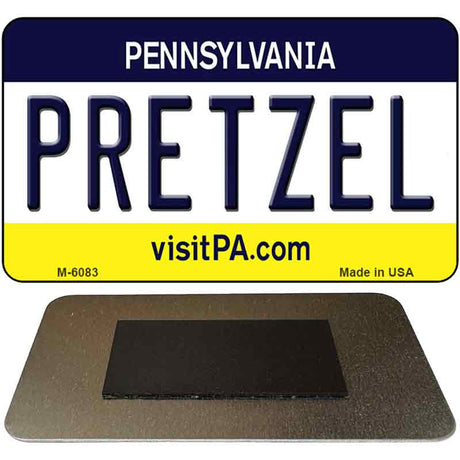 Pretzel Pennsylvania State License Plate Tag Magnet M-6083