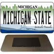 Michigan State University License Plate Tag Novelty Magnet M-6106