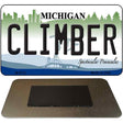 Climber Michigan State License Plate Tag Novelty Magnet M-6131