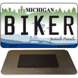 Biker Michigan State License Plate Tag Novelty Magnet M-6132