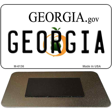 Georgia State License Plate Tag Novelty Magnet M-6136