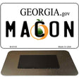 Macon Georgia State License Plate Tag Novelty Magnet M-6145