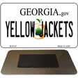 Yellow Jackets Georgia State License Plate Tag Novelty Magnet M-6147