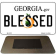 Blessed Georgia State License Plate Tag Novelty Magnet M-6151