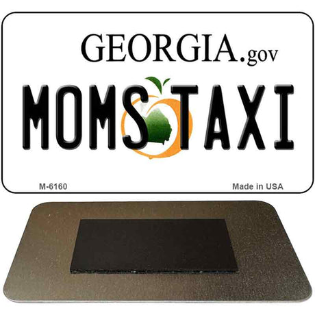 Moms Taxi Georgia State License Plate Tag Novelty Magnet M-6160