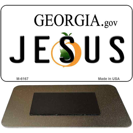 Jesus Georgia State License Plate Tag Novelty Magnet M-6167