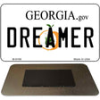 Dreamer Georgia State License Plate Tag Novelty Magnet M-6168