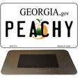 Peachy Georgia State License Plate Tag Novelty Magnet M-6174