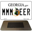 MMM Beer Georgia State License Plate Tag Novelty Magnet M-6175