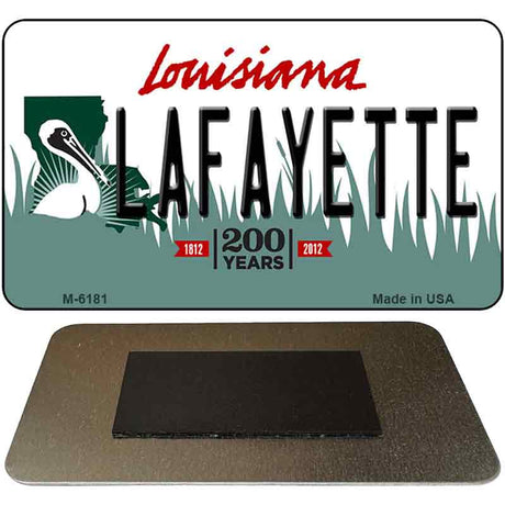 Lafayette Louisiana State License Plate Tag Novelty Magnet M-6181