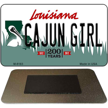 Cajun Girl Louisiana State License Plate Tag Novelty Magnet M-6183