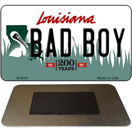 Bad Boy Louisiana State License Plate Tag Novelty Magnet M-6197