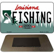 Fishing Louisiana State License Plate Tag Novelty Magnet M-6206