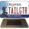 Tailgtr Oklahoma State License Plate Tag Novelty Magnet M-6220