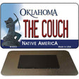 The Couch Oklahoma State License Plate Tag Novelty Magnet M-6253