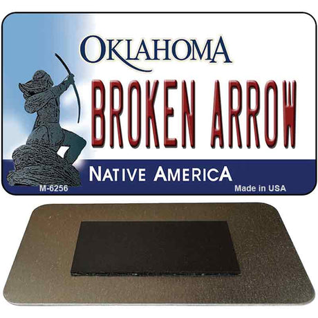 Broken Arrow Oklahoma State License Plate Tag Novelty Magnet M-6256