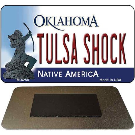 Tulsa Shock Oklahoma State License Plate Tag Novelty Magnet M-6258