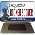 Boomer Sooner Oklahoma State License Plate Tag Novelty Magnet M-6268