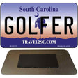 Golfer South Carolina State License Plate Tag Magnet M-6275