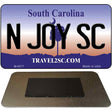 N Joy SC South Carolina State License Plate Tag Magnet M-6277