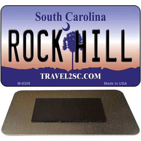 Rock Hill South Carolina State License Plate Tag Magnet M-6309